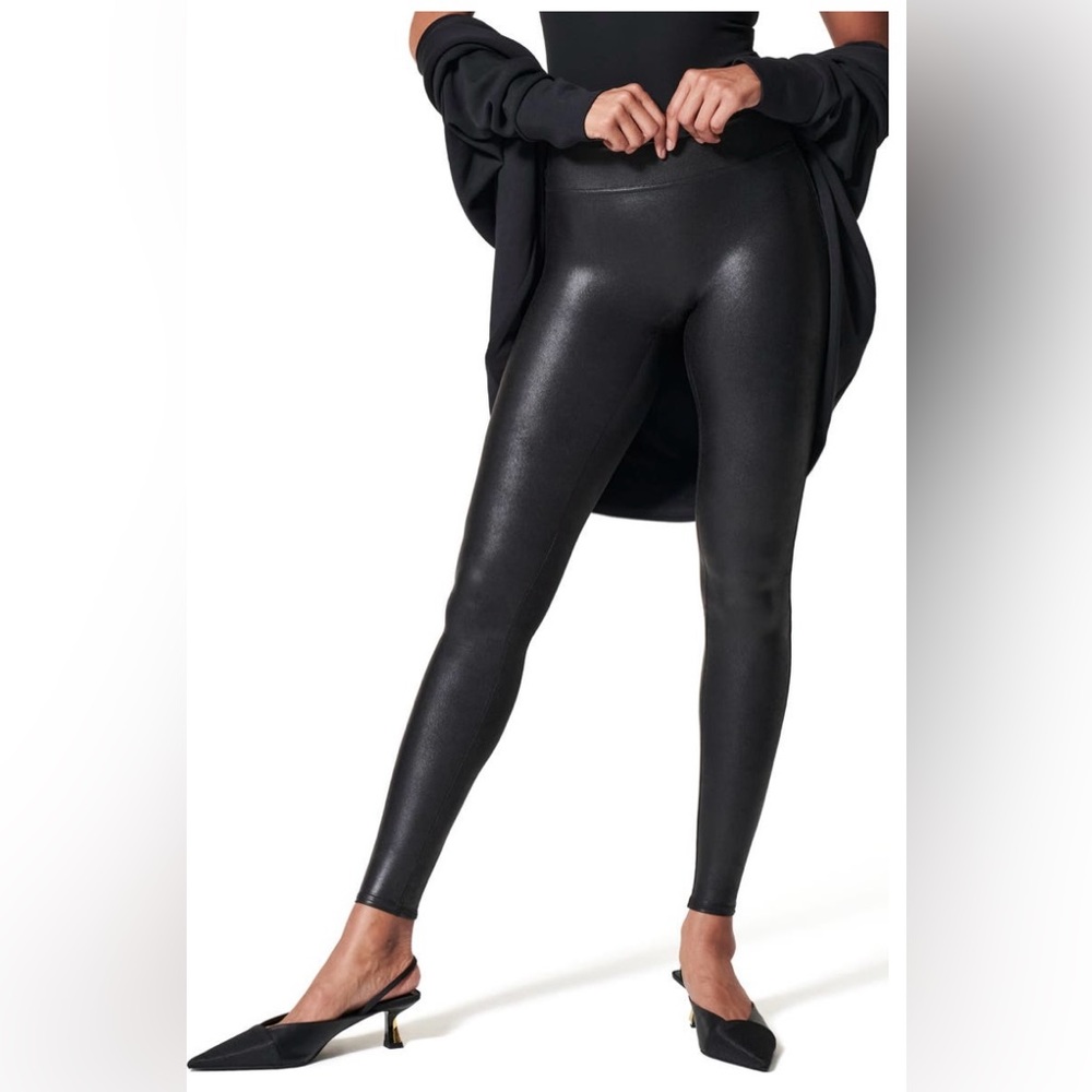 NWOT Spanx Faux Leather Leggings